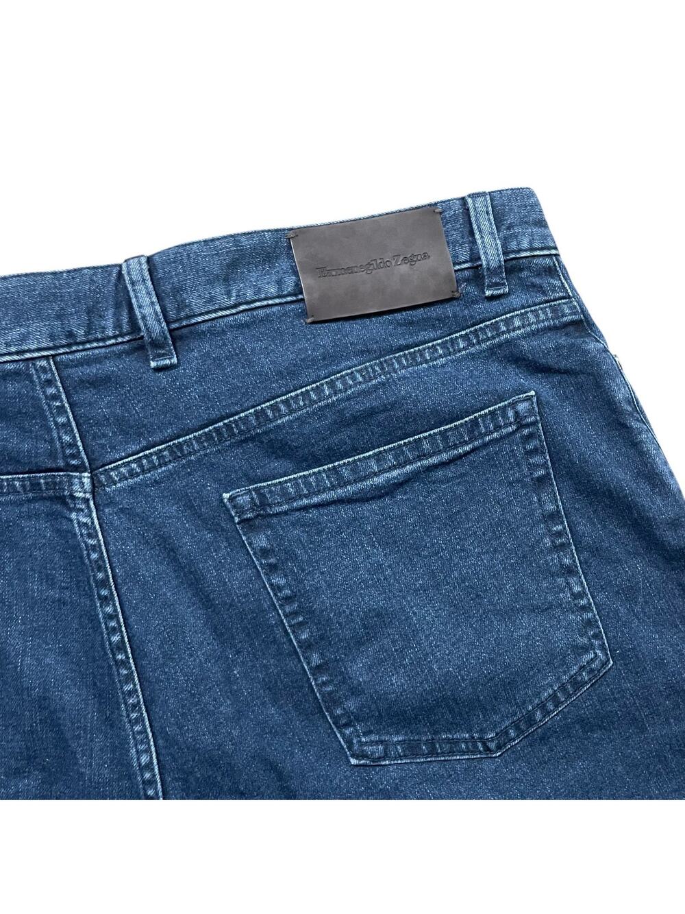 Ermenegildo Zegna Jeans Mens Size 39x28 Blue Mid Wash Denim Modern Romania MINT